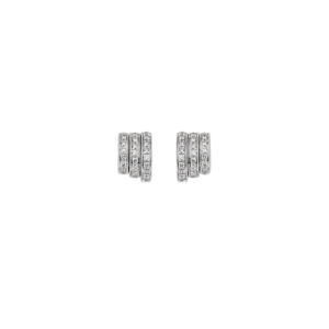 Fope Earrings with diamond pave’ – 74408OX_PB – FOPE PRIMA